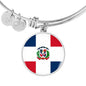 Dominican Flag - Bangle Bracelet