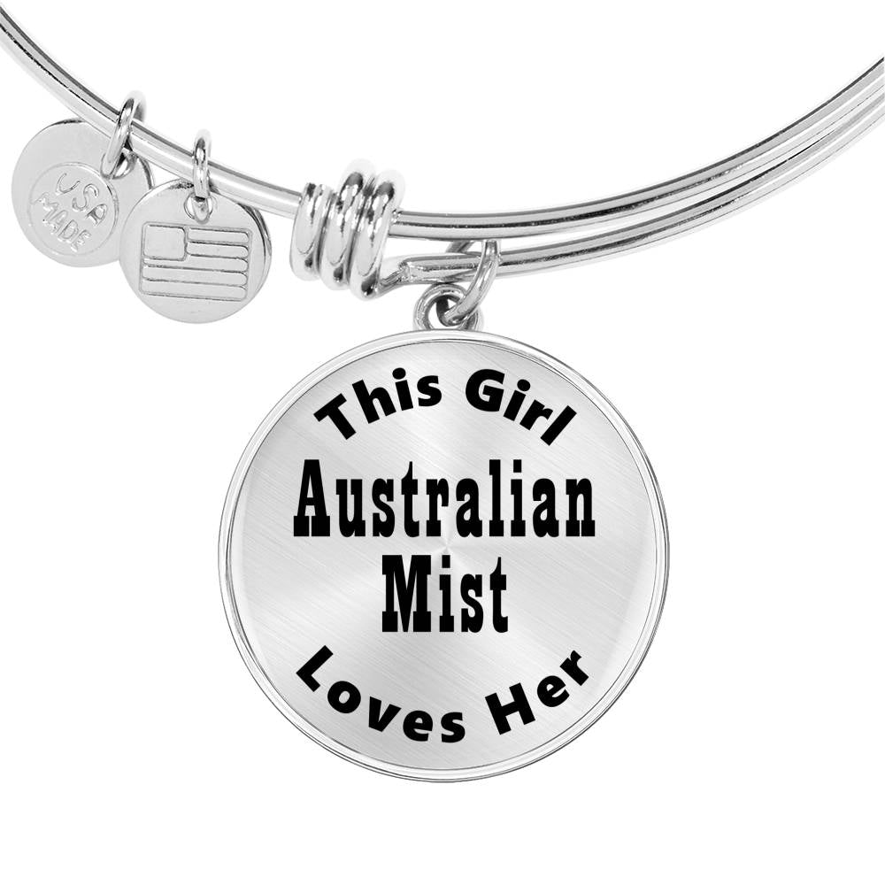 Australian Mist - Bangle Bracelet
