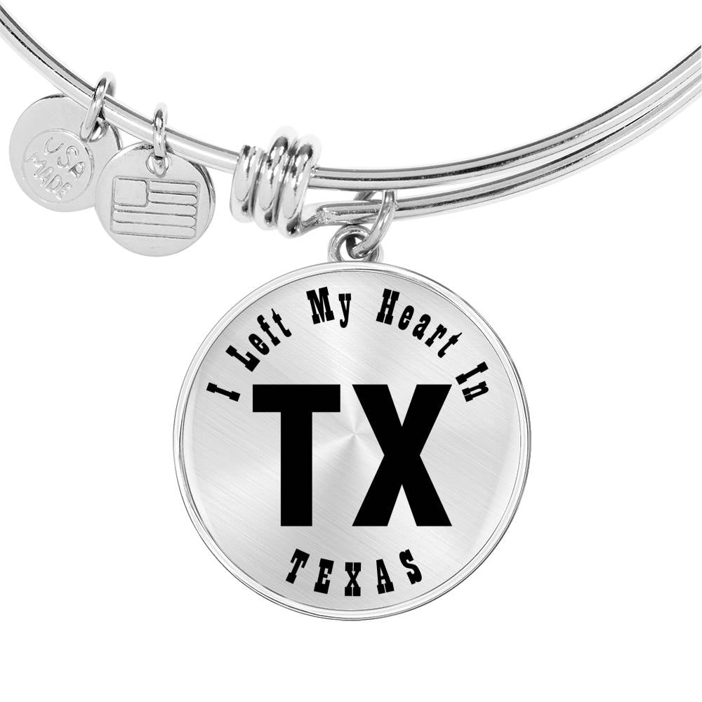 Heart In Texas v01 - Bangle Bracelet