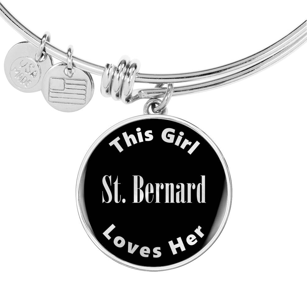 St. Bernard v2s - Bangle Bracelet