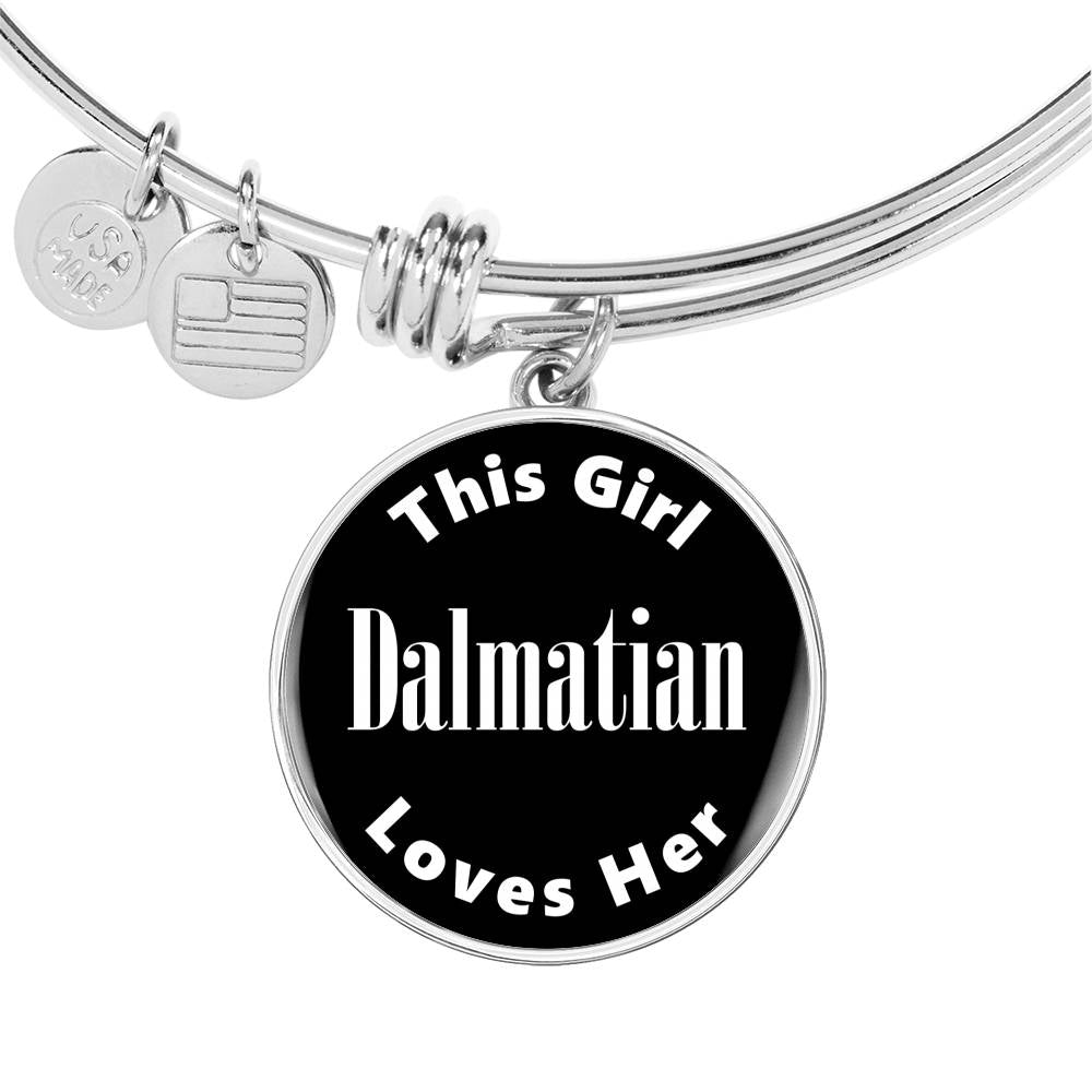 Dalmatian v2 - Bangle Bracelet