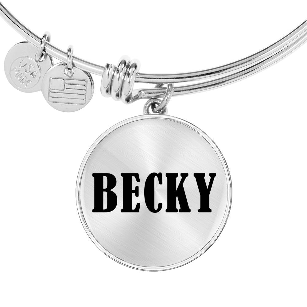 Becky v01 - Bangle Bracelet