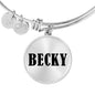 Becky v01 - Bangle Bracelet