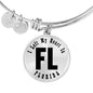 Heart In Florida v01 - Bangle Bracelet