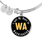 Heart In Washington - Bangle Bracelet