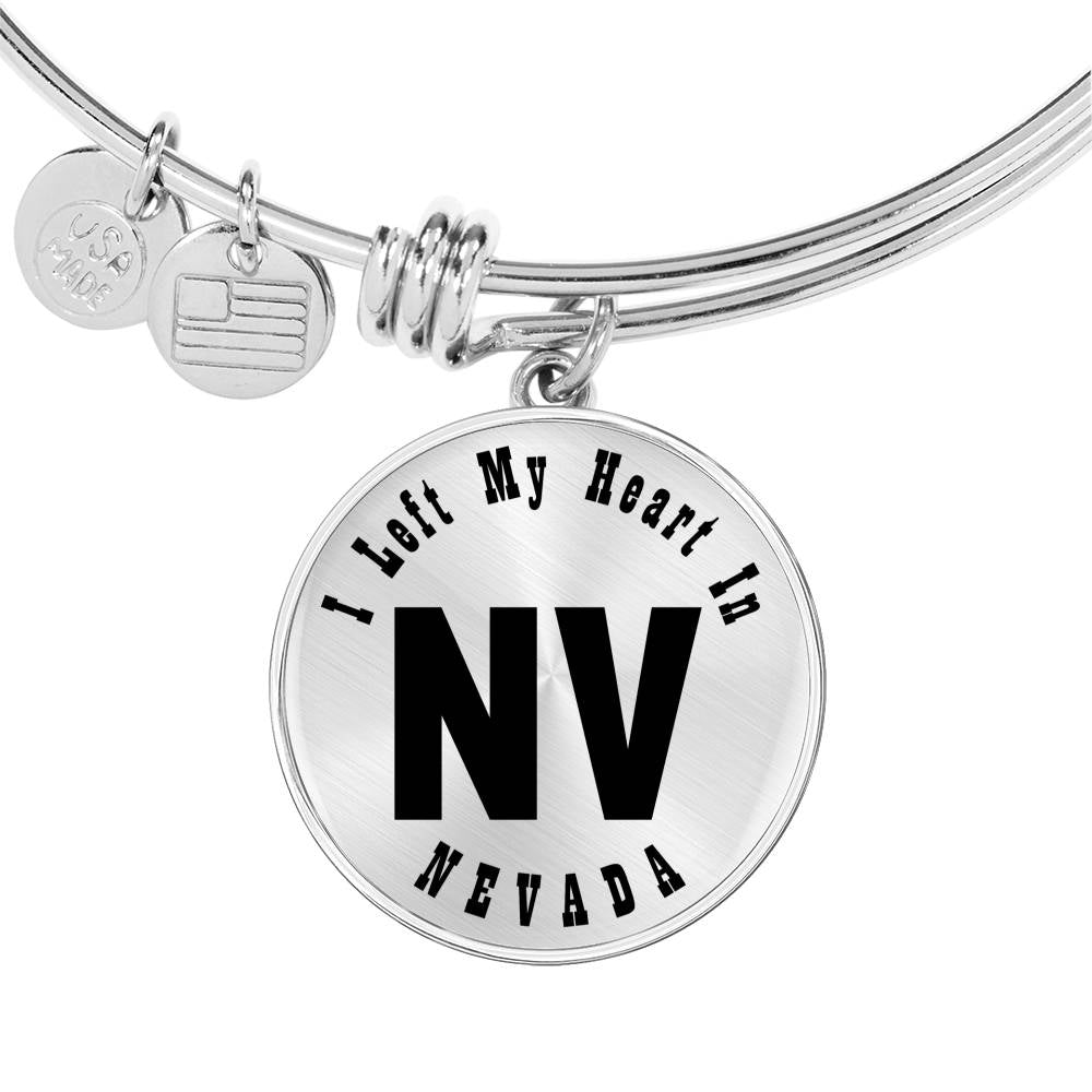 Heart In Nevada v01 - Bangle Bracelet