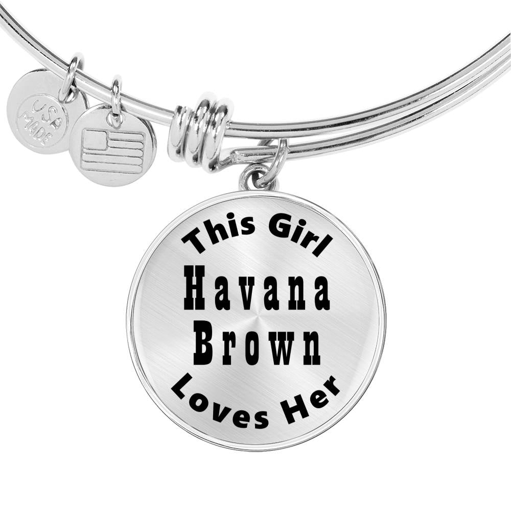 Havana Brown - Bangle Bracelet