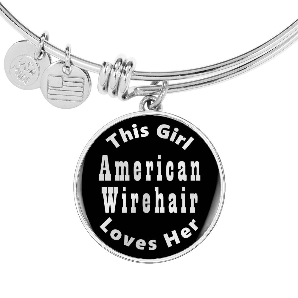 American Wirehair v3 - Bangle Bracelet