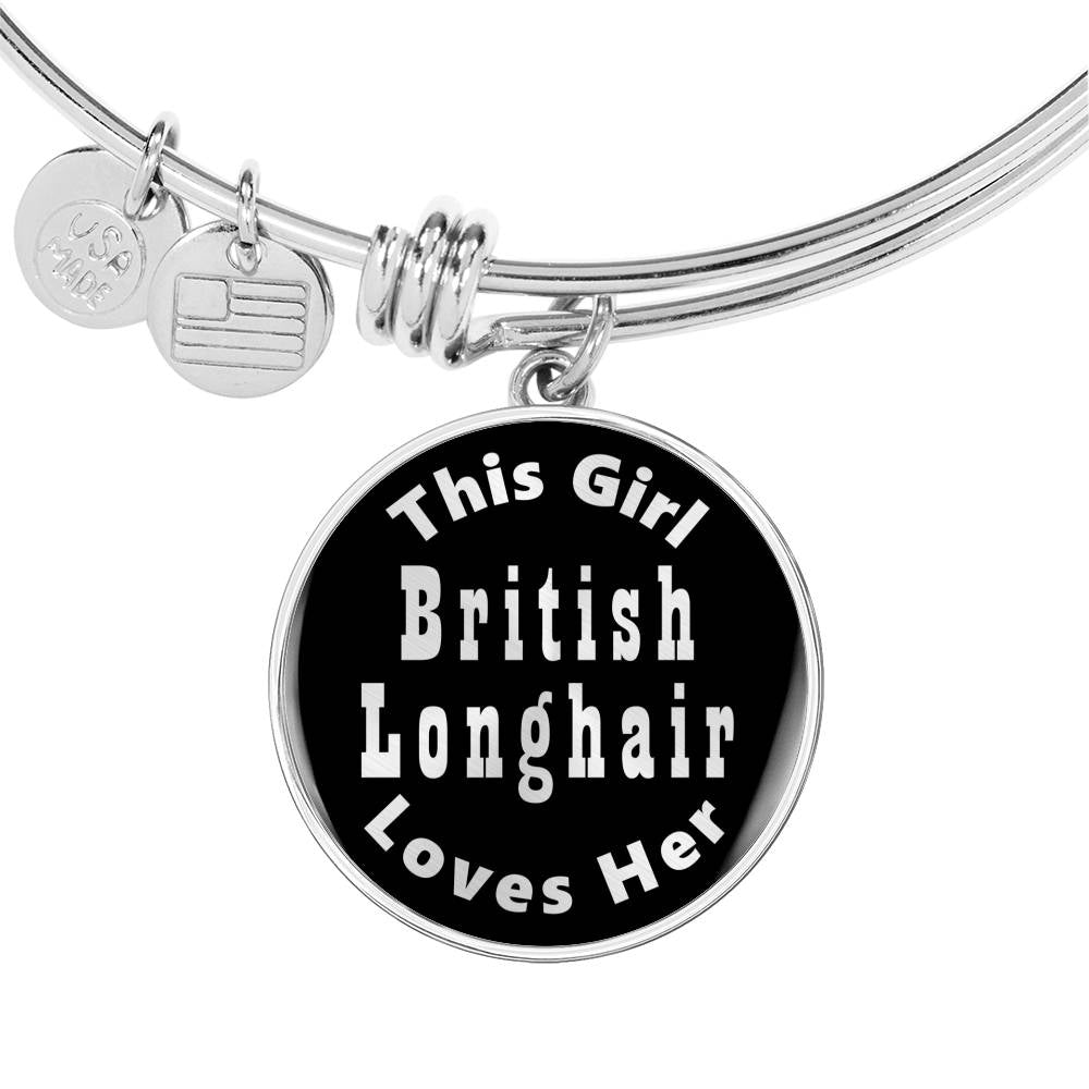 British Longhair v3 - Bangle Bracelet