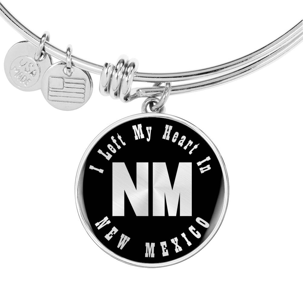 Heart In New Mexico v02 - Bangle Bracelet