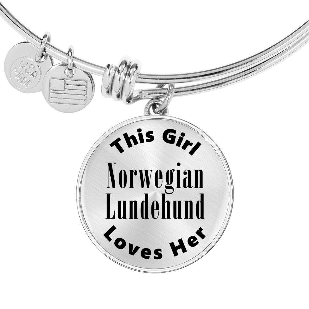 Norwegian Lundehund - Bangle Bracelet