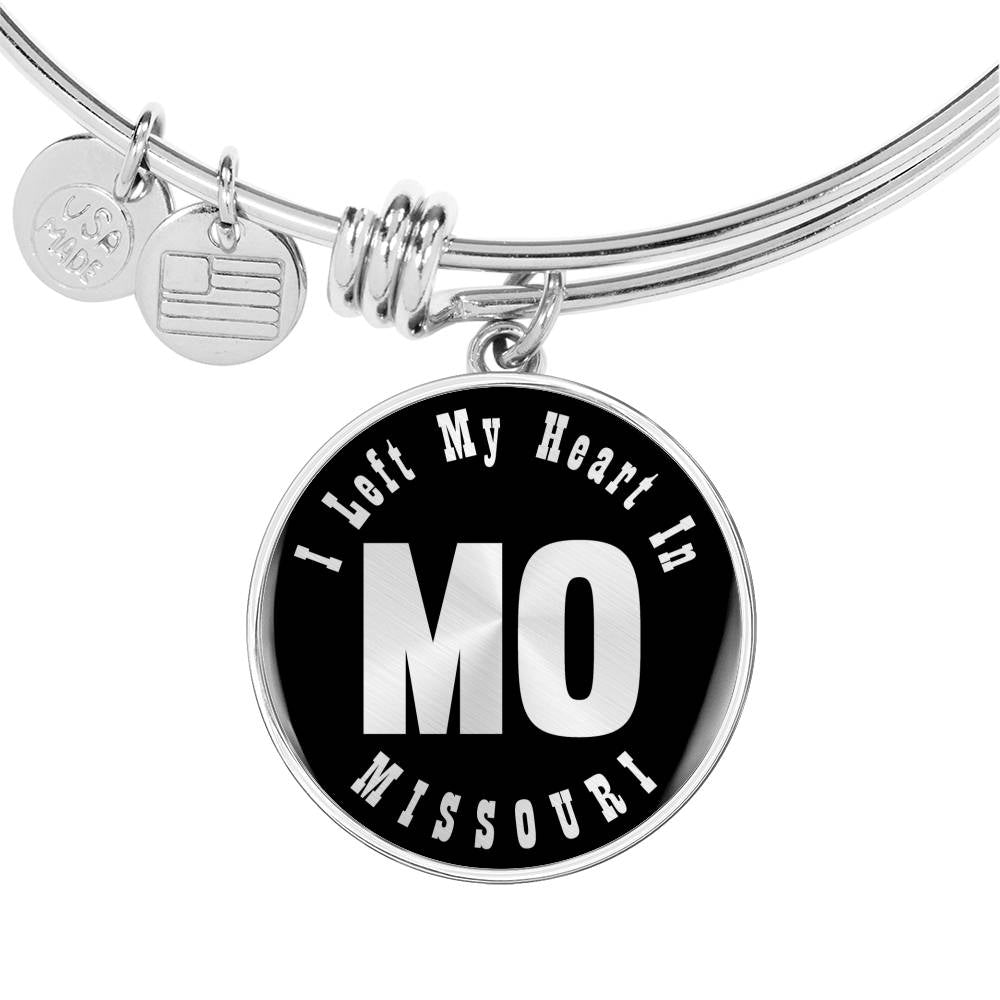 Heart In Missouri v02 - Bangle Bracelet