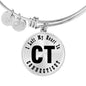 Heart In Connecticut v01 - Bangle Bracelet