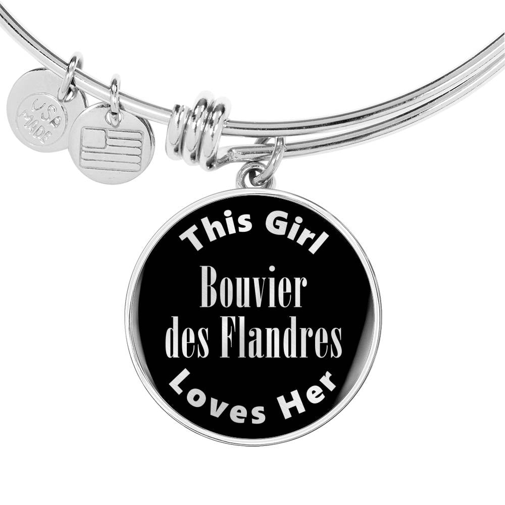 Bouvier des Flandres v2s - Bangle Bracelet