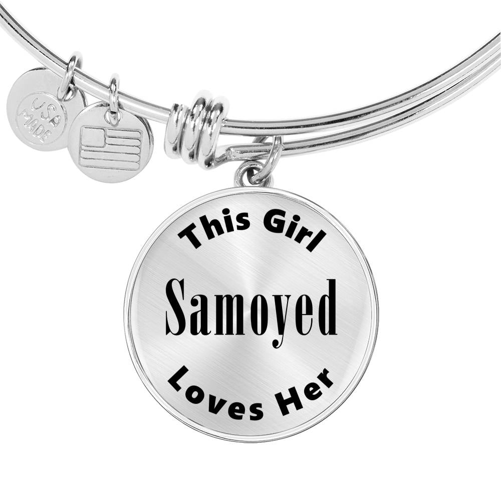Samoyed - Bangle Bracelet