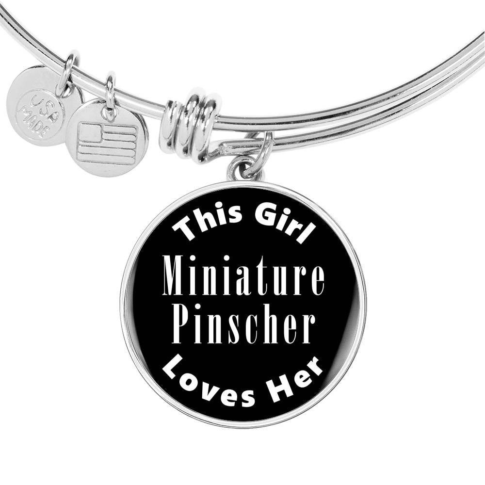 Miniature Pinscher v2 - Bangle Bracelet
