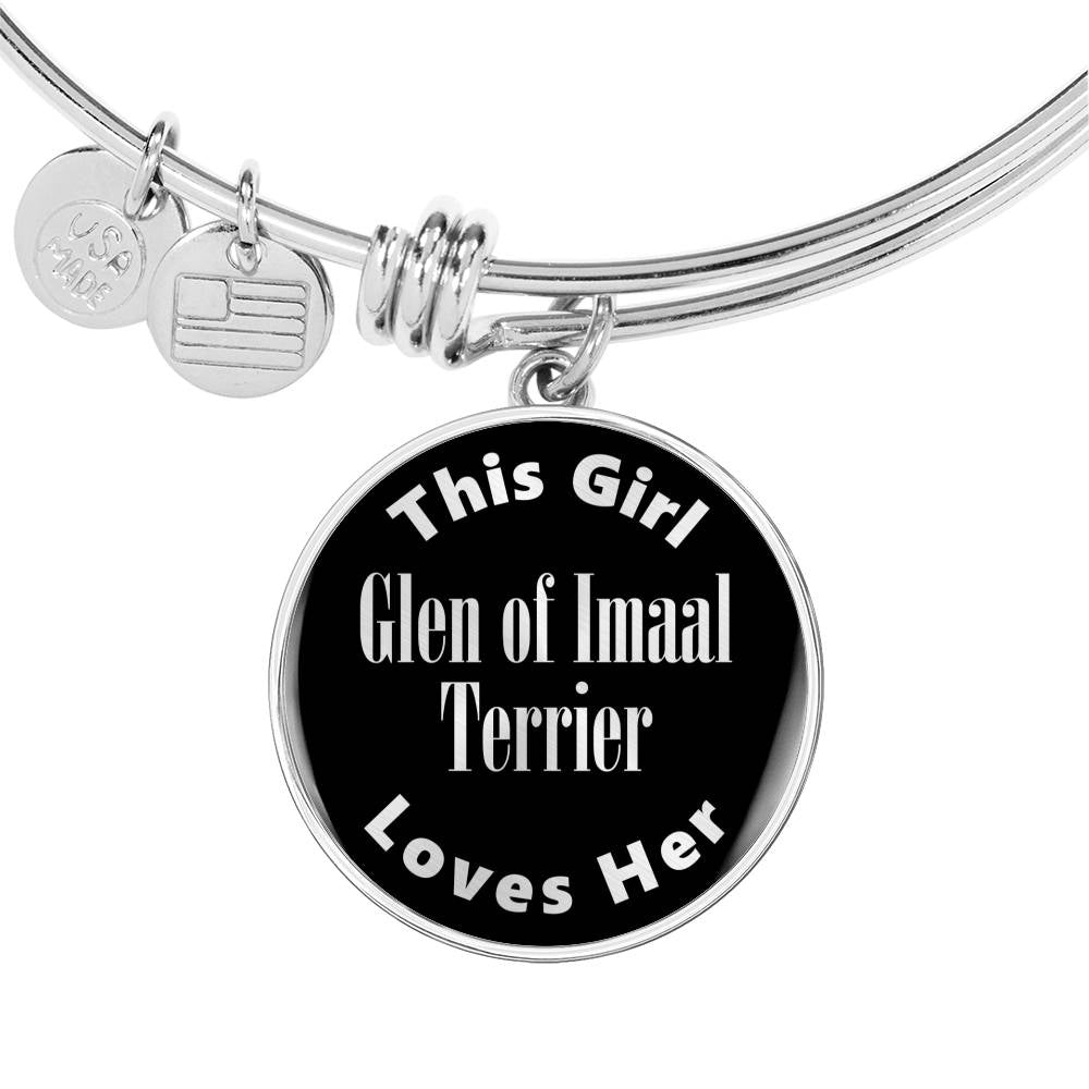 Glen of Imaal Terrier v2s - Bangle Bracelet