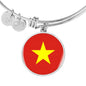 Vietnamese Flag - Bangle Bracelet