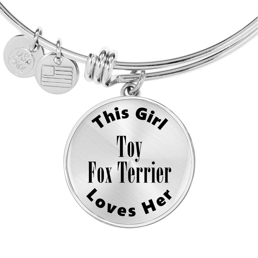 Toy Fox Terrier - Bangle Bracelet