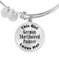 German Shorthaired Pointer - Bangle Bracelet