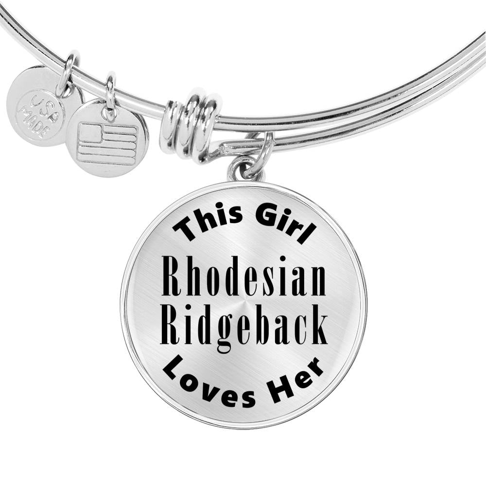 Rhodesian Ridgeback - Bangle Bracelet