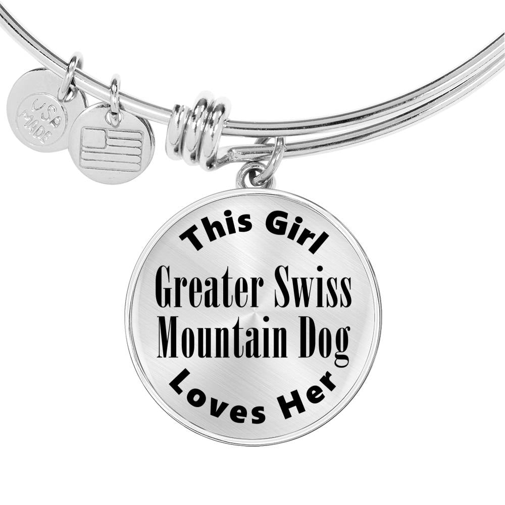 Greater Swiss Mountain Dog - Bangle Bracelet