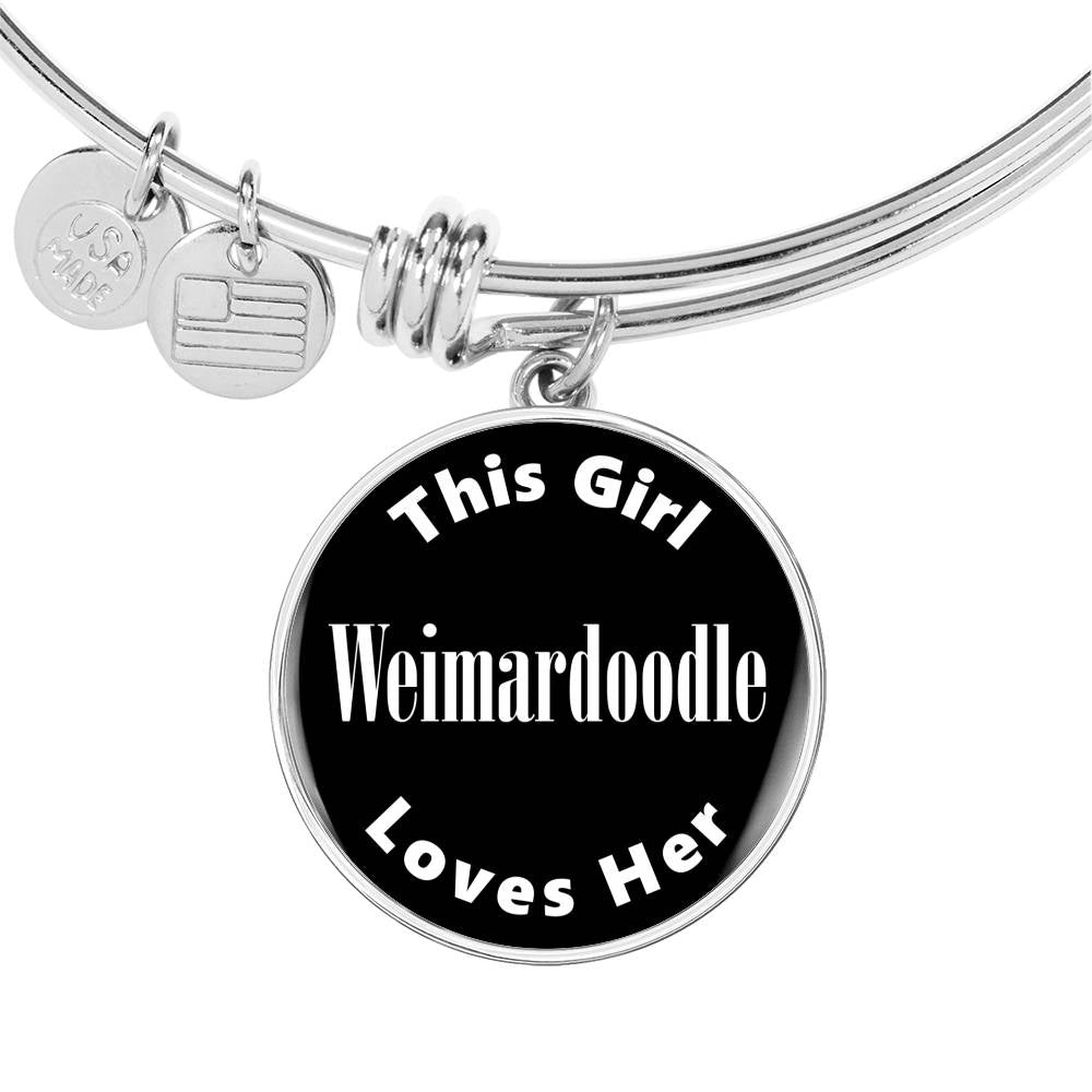 Weimardoodle v2 - Bangle Bracelet