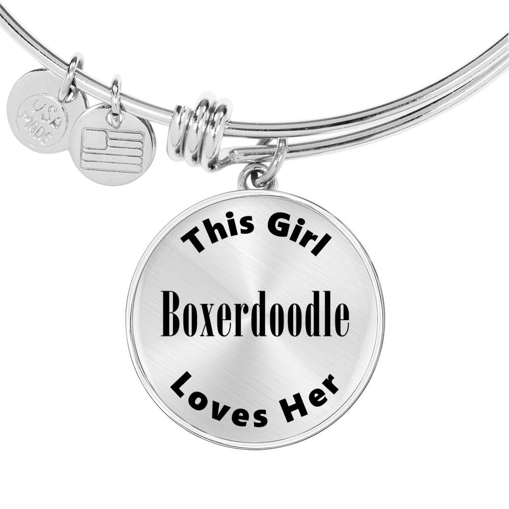 Boxerdoodle - Bangle Bracelet