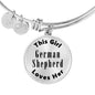 German Shepherd - Bangle Bracelet