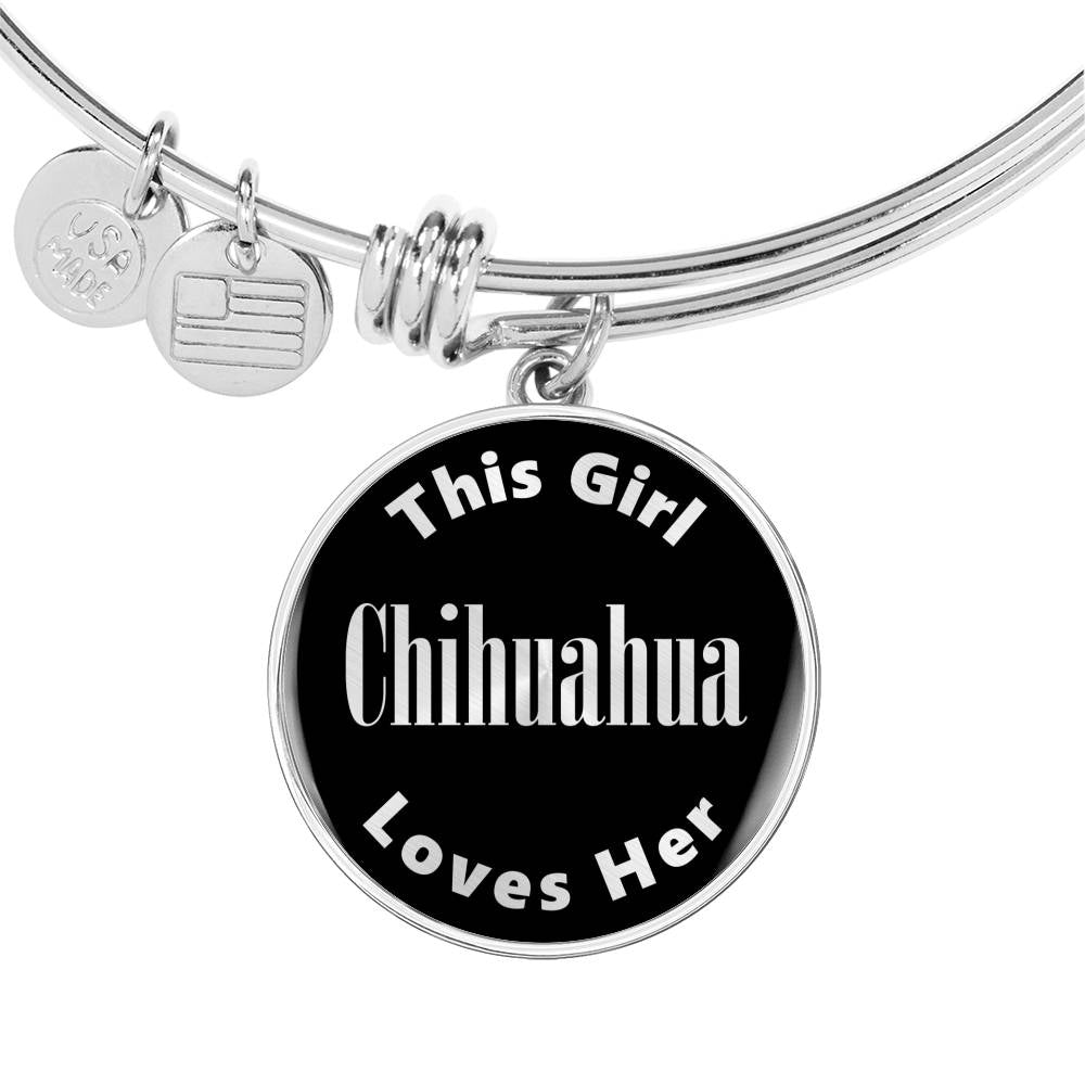 Chihuahua v2s - Bangle Bracelet