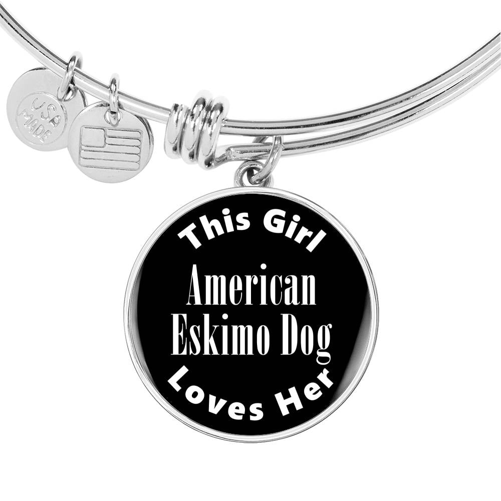 American Eskimo Dog v2 - Bangle Bracelet