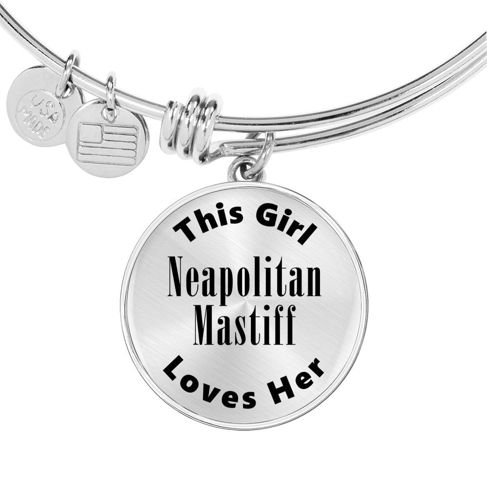 Neapolitan Mastiff - Bangle Bracelet