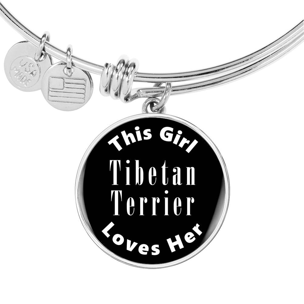 Tibetan Terrier v2 - Bangle Bracelet