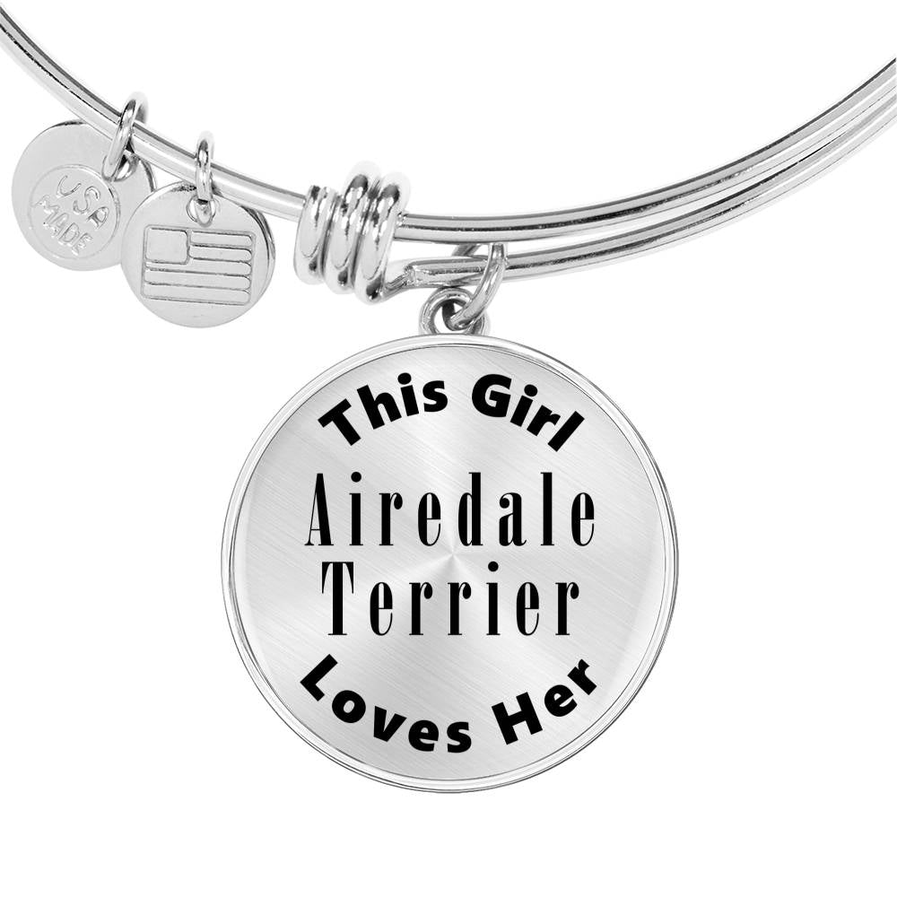 Airedale Terrier - Bangle Bracelet