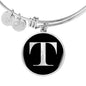Initial T v2a - Bangle Bracelet