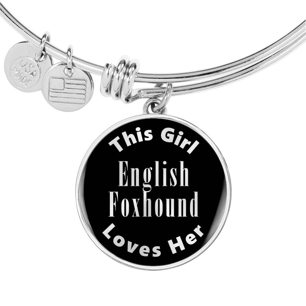 English Foxhound v2s - Bangle Bracelet