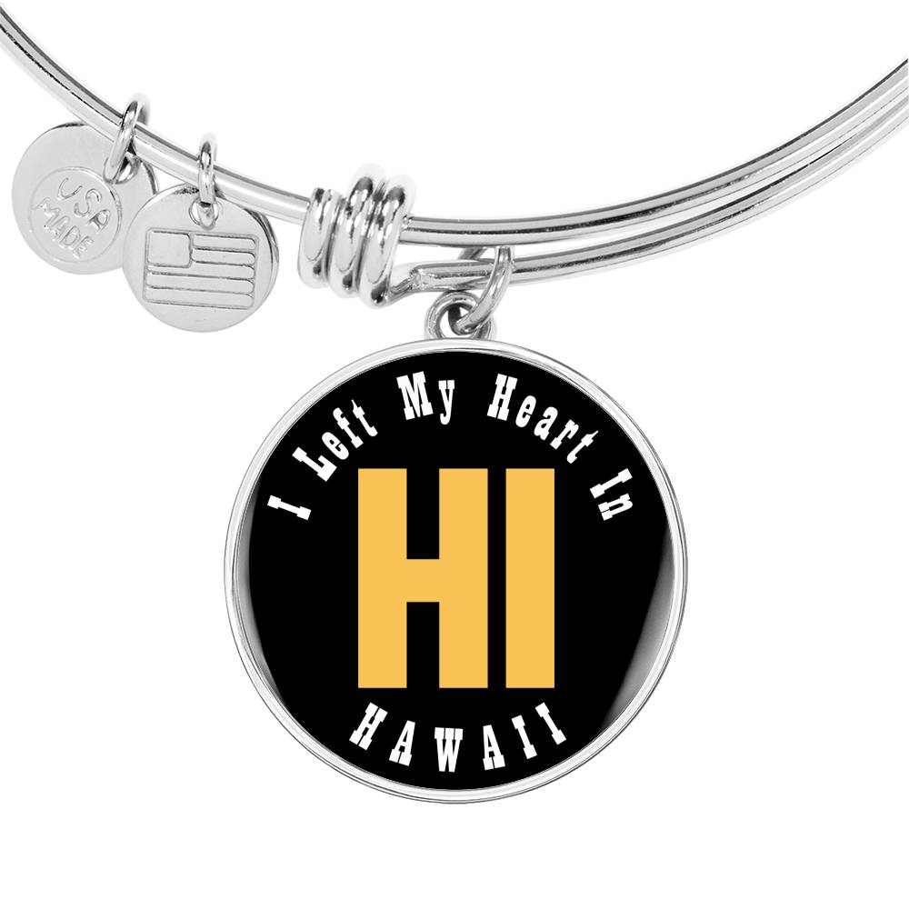 Heart In Hawaii - Bangle Bracelet