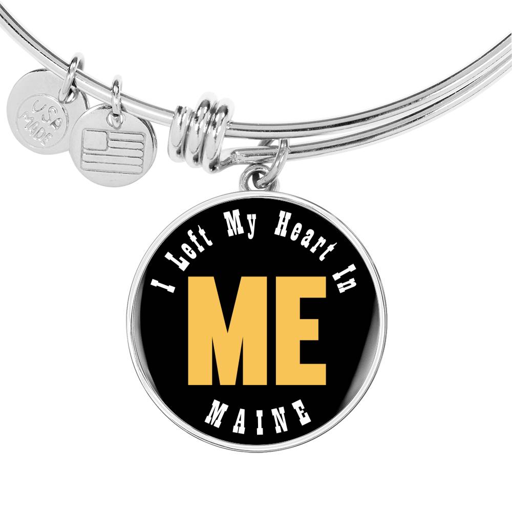 Heart In Maine - Bangle Bracelet