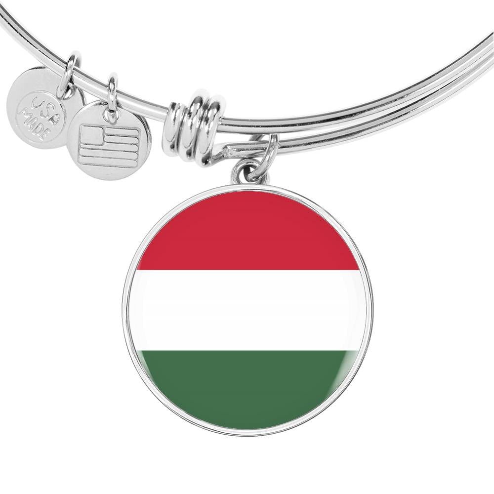 Hungarian Flag - Bangle Bracelet