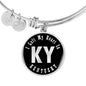 Heart In Kentucky v02 - Bangle Bracelet