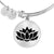 Lotus Flower - Bangle Bracelet