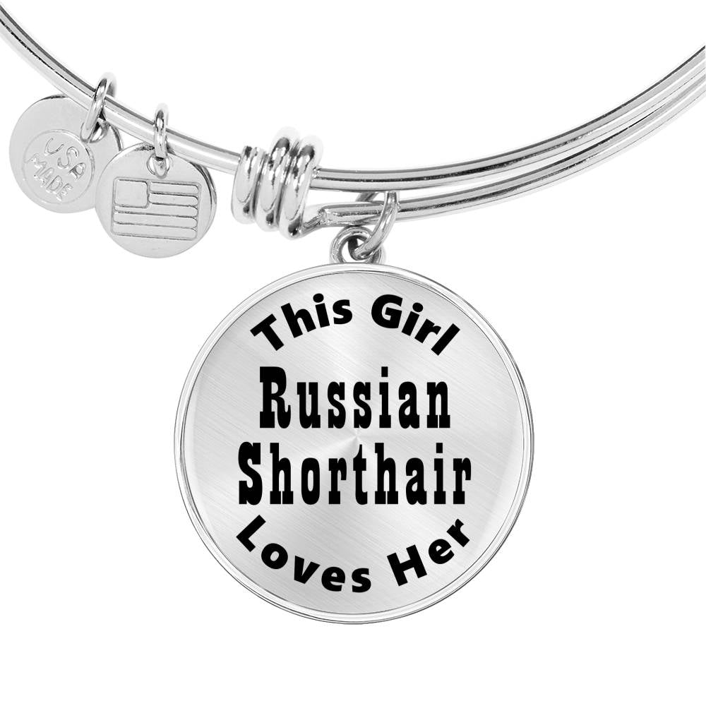 Russian Shorthair - Bangle Bracelet