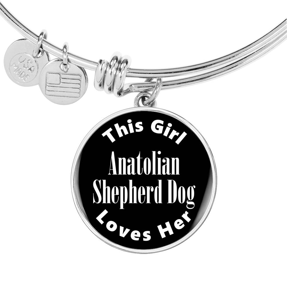 Anatolian Shepherd Dog v2 - Bangle Bracelet