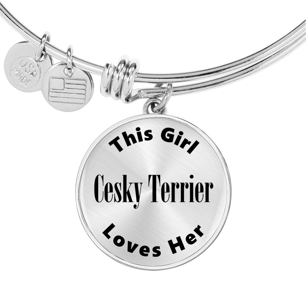 Cesky Terrier - Bangle Bracelet