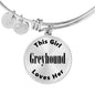 Greyhound - Bangle Bracelet