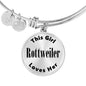 Rottweiler - Bangle Bracelet