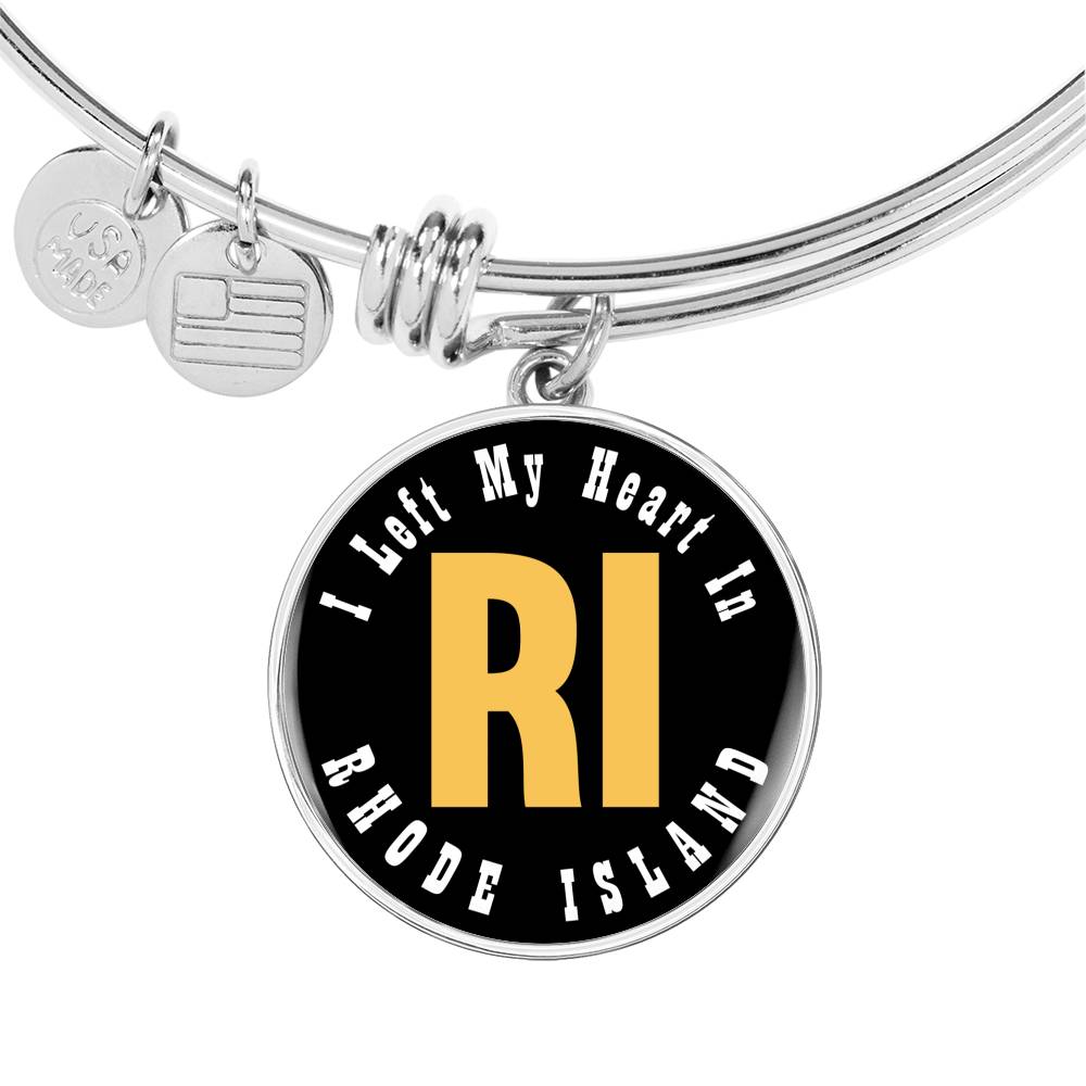 Heart In Rhode Island - Bangle Bracelet