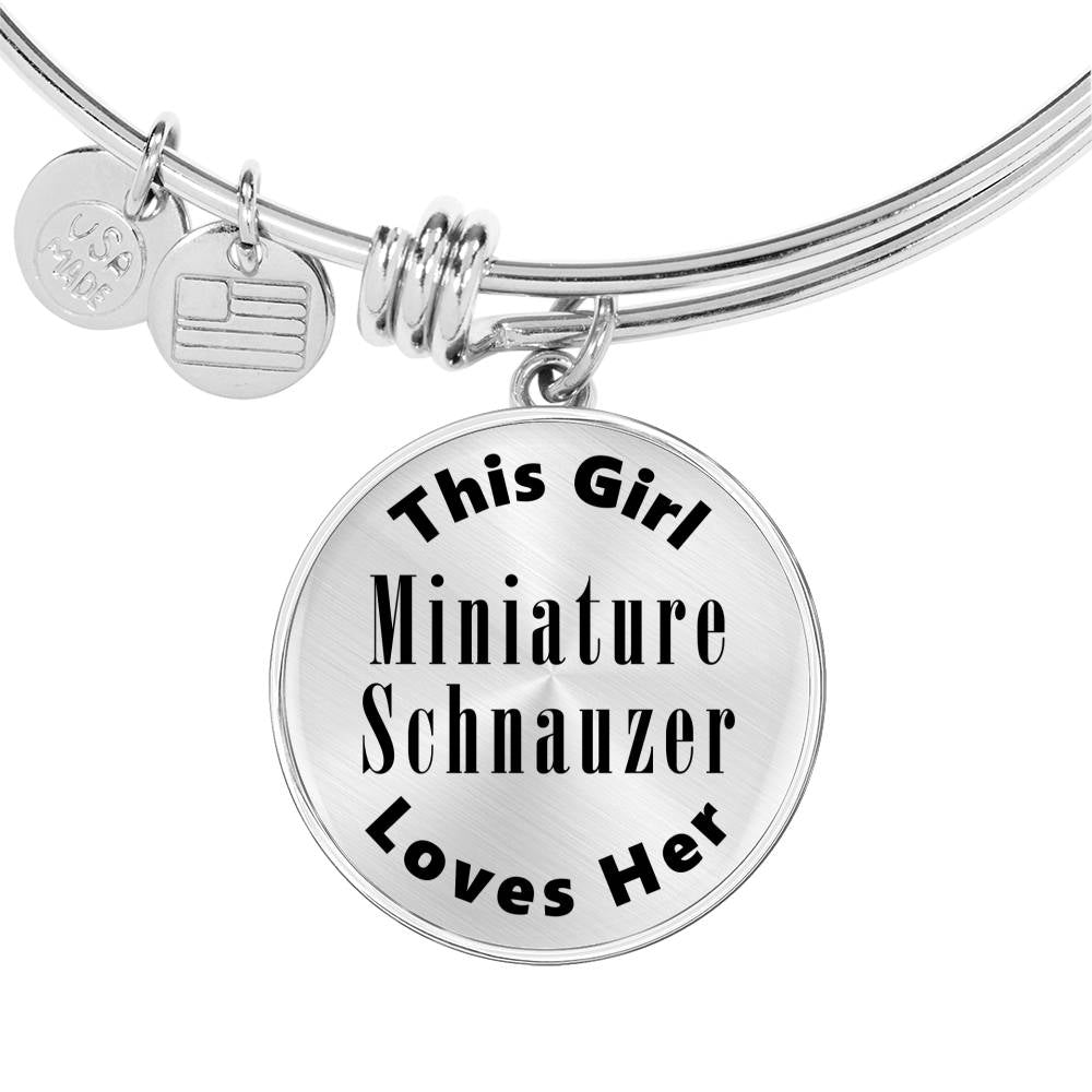 Miniature Schnauzer - Bangle Bracelet