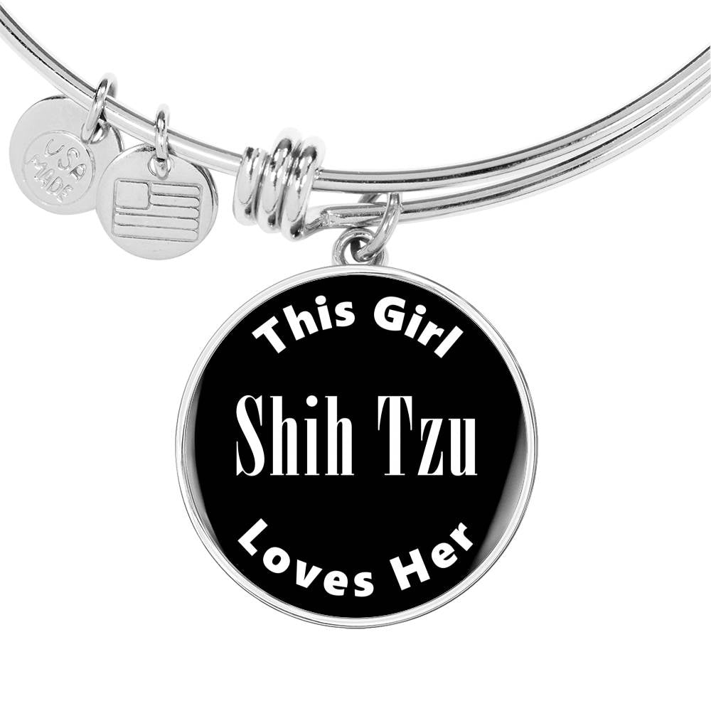 Shih Tzu v2 - Bangle Bracelet