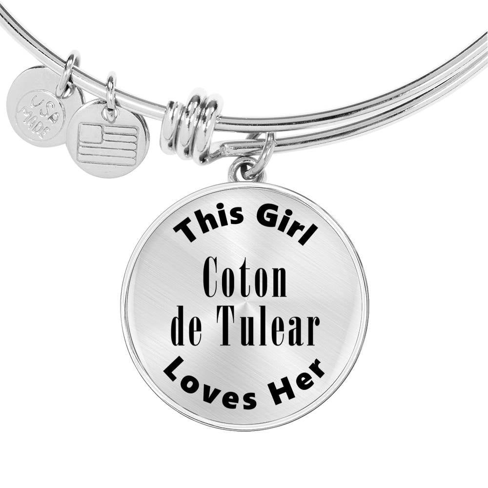 Coton de Tulear - Bangle Bracelet